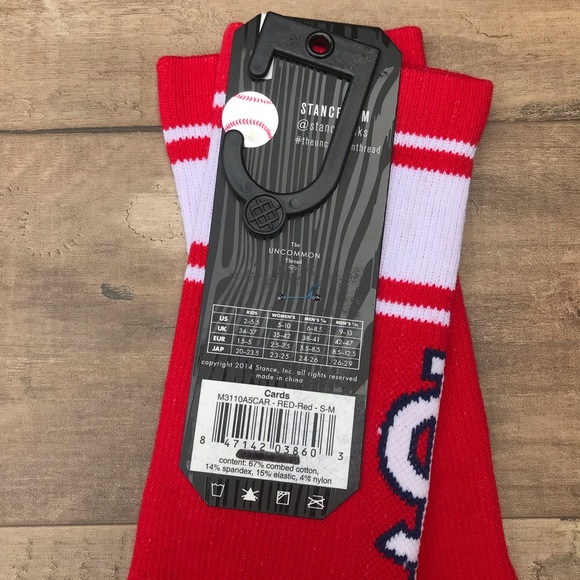 Stance MLB Saint Louis Cardinals Crew Socks - Picture 15 of 16